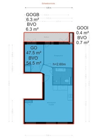 Floor plan - Warmondstraat 83-2, 1058 KS Amsterdam 